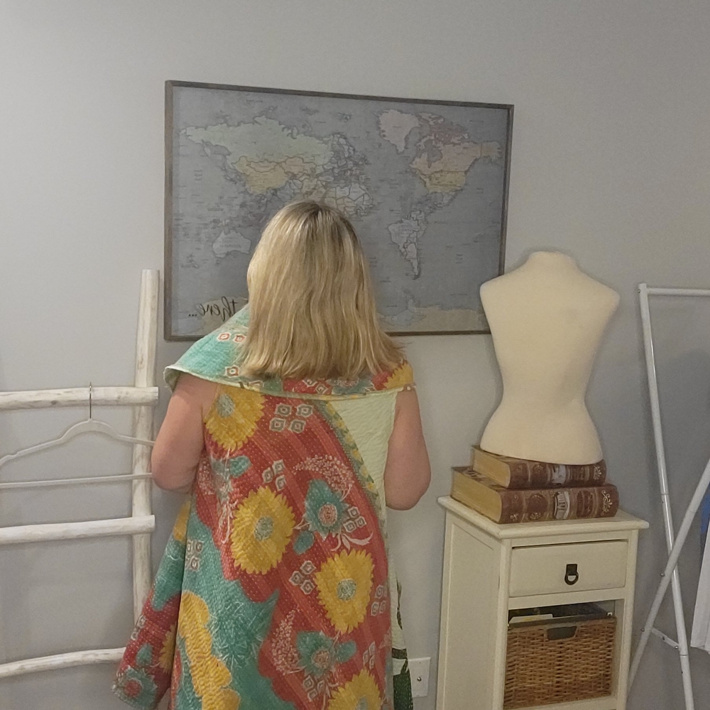 Colorful Patchwork Vest - Picture 8 of 8